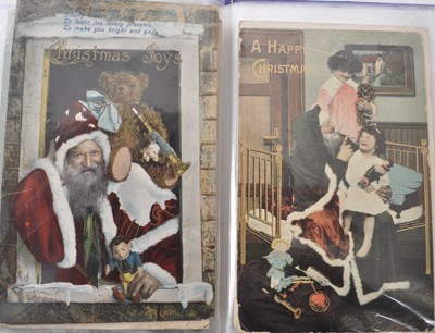 Lot 465 - SANTA CLAUS / FATHER CHRISTMAS - COLLECTION OF VINTAGE POSTCARDS