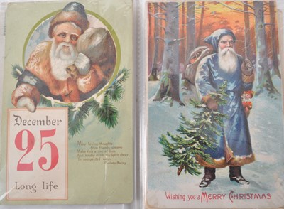 Lot 465 - SANTA CLAUS / FATHER CHRISTMAS - COLLECTION OF VINTAGE POSTCARDS