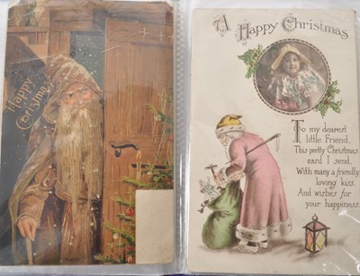 Lot 465 - SANTA CLAUS / FATHER CHRISTMAS - COLLECTION OF VINTAGE POSTCARDS