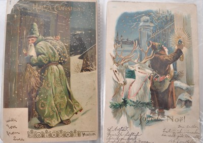 Lot 465 - SANTA CLAUS / FATHER CHRISTMAS - COLLECTION OF VINTAGE POSTCARDS