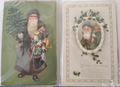 Lot 465 - SANTA CLAUS / FATHER CHRISTMAS - COLLECTION OF VINTAGE POSTCARDS