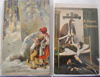 Lot 465 - SANTA CLAUS / FATHER CHRISTMAS - COLLECTION OF VINTAGE POSTCARDS