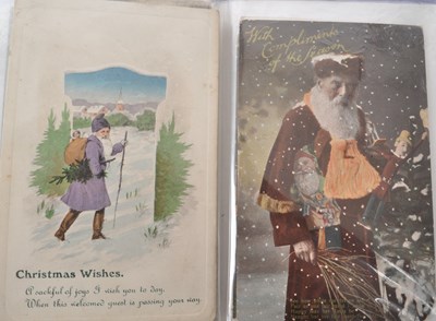 Lot 465 - SANTA CLAUS / FATHER CHRISTMAS - COLLECTION OF VINTAGE POSTCARDS