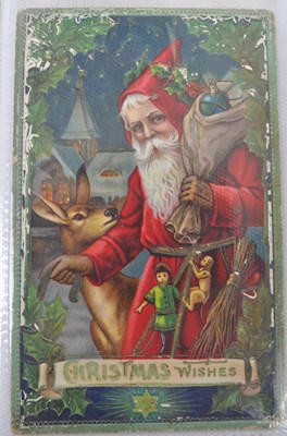 Lot 465 - SANTA CLAUS / FATHER CHRISTMAS - COLLECTION OF VINTAGE POSTCARDS