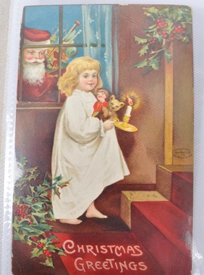 Lot 465 - SANTA CLAUS / FATHER CHRISTMAS - COLLECTION OF VINTAGE POSTCARDS