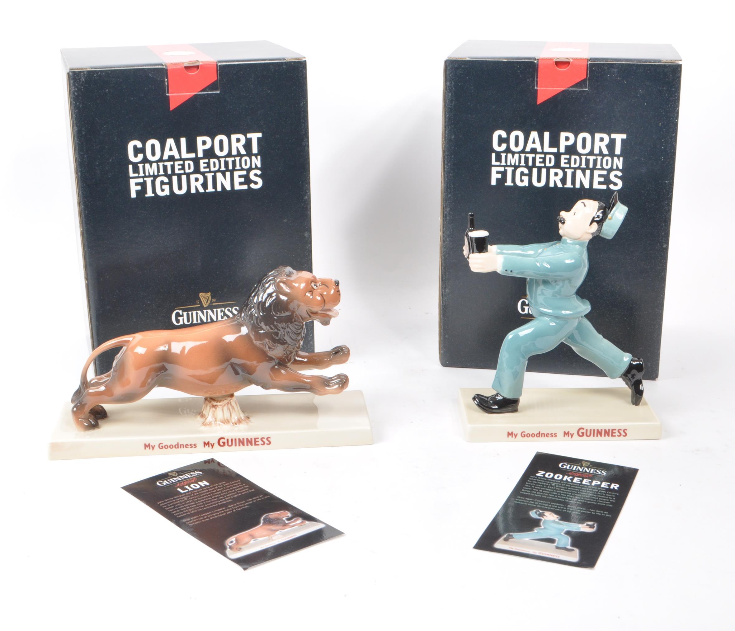 Lot 190 - GUINNESS - COALPORT - TWO LIMITED EDITION