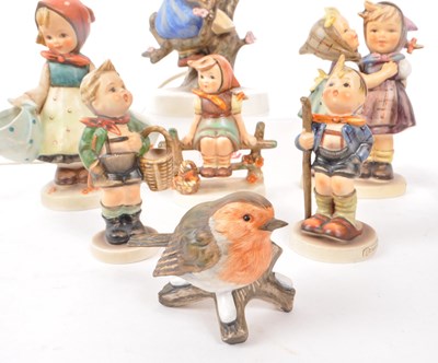 Lot 415 - WEST GERMAN GOEBEL PORCELAIN FIGURES