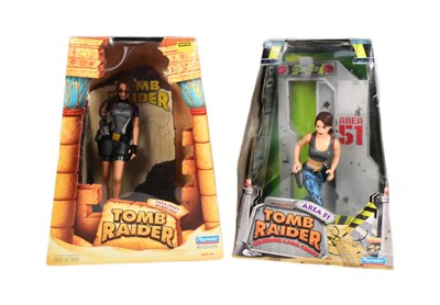 Lot 592 - TOMB RAIDER - X2 BOXED PLAYMATES TOMB RAIDER ACTION FIGURES