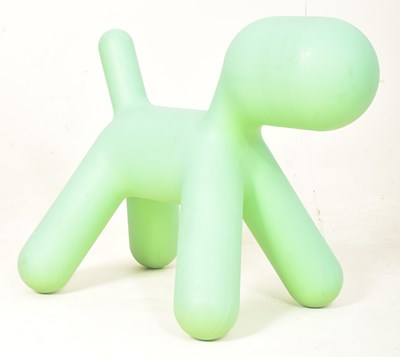 Lot 15 - EERO AARNIO X MAGIS, ITALY - PUPPY - TWO CONTEMPORARY PLASTIC STOOLS / SEATS