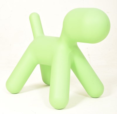 Lot 15 - EERO AARNIO X MAGIS, ITALY - PUPPY - TWO CONTEMPORARY PLASTIC STOOLS / SEATS
