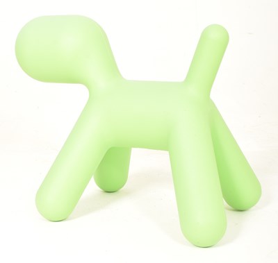Lot 15 - EERO AARNIO X MAGIS, ITALY - PUPPY - TWO CONTEMPORARY PLASTIC STOOLS / SEATS