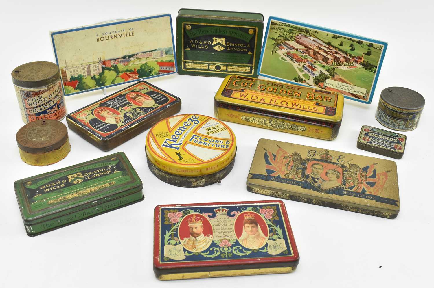 Lot 114 - COLLECTION OF VINTAGE ADVERTISING TINS