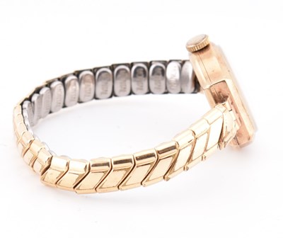 Lot 294 - 9CT GOLD LADIES COCKTAIL WATCH BY STRADA