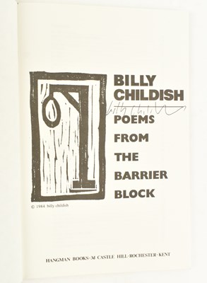 Lot 56 - CHILDISH, BILLY. SIX SIGNED FIRST EDITION BOOKS